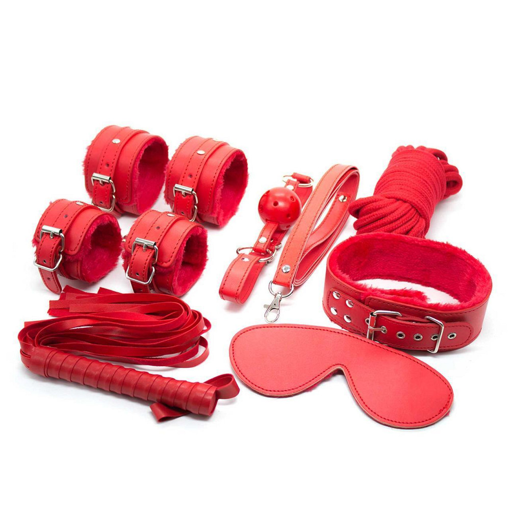 Набір БДСМ іграшок Fetish B-Series BDSM Kit 5.0, червоний Sex Aura Київ - фото 5