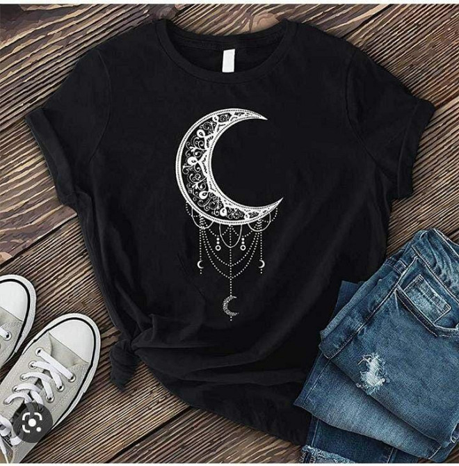 Футболка жіноча з принтом  48 Чорний 2664088813 Дніпро - фото 1