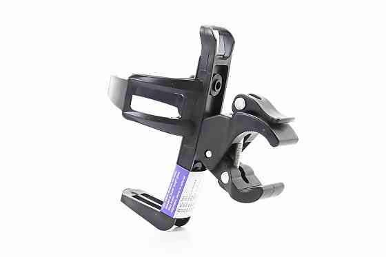 Фляготримач пластиковий з кріпленням універсальним на ексцентрику, чорний BC-105C Київ