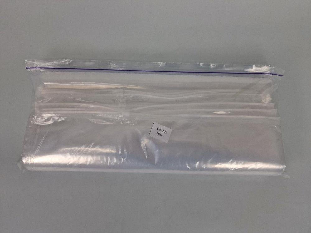 Пакет із замком слайдером (бігунком) 40х40/50 мкм (50 шт.) (1 пачка) Харків - фото 1