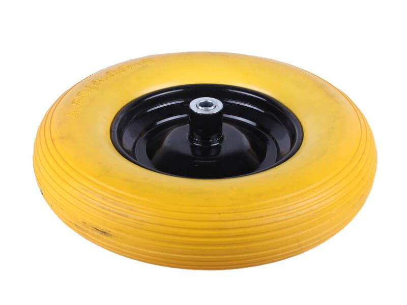 Колесо 4,00 -8 TL (бескамерное, под ось d-16мм) (желтое) Мукачево - изображение 1