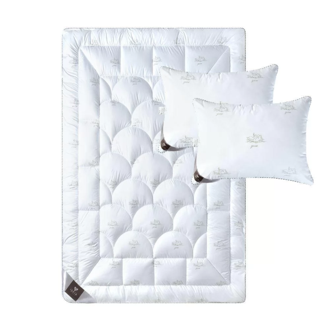 Набір IDEIA евро SUPER SOFT CLASSIC ( Ковдра 200х220 см + 2 подушки 50х70 см ) Чернівці - фото 1