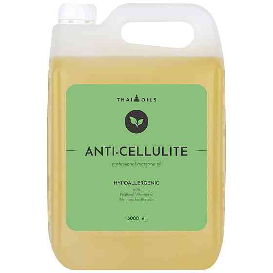 Професійна масажна олія "Anti-cellulite" 5 літрів, антицелюлітна для масажу Київ