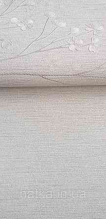 Шпалери вінілові на флізеліні Grandeco Anita1,06х10 однотонні тонка смужка дощик матові бежеві Київ