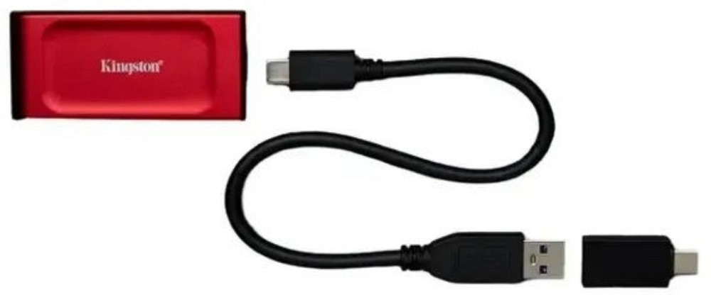 Внешний SSD накопитель Kingston XS1000 2TB (SXS1000R/2000G) Киев - изображение 1