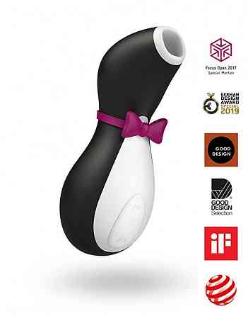 Вакуумний кліторальний стимулятор Satisfyer Penguin Sex Aura Київ