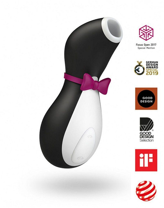 Вакуумний кліторальний стимулятор Satisfyer Penguin Sex Aura Київ - фото 6