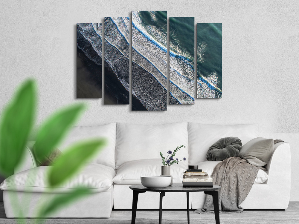 Модульна картина у вітальню / спальню Морські хвилі Art-359_5 ( 80х118см ) Київ - фото 3