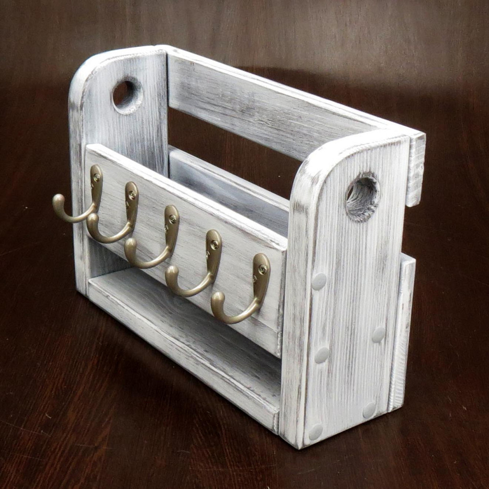 Ключниця дерев'яна "Сен-Мішель" шеббі Миколаїв - фото 6