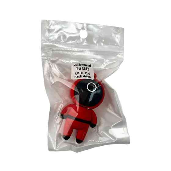 Флеш-накопичувач Wibrand USB 2.0 Squid Game 16Gb Red Київ