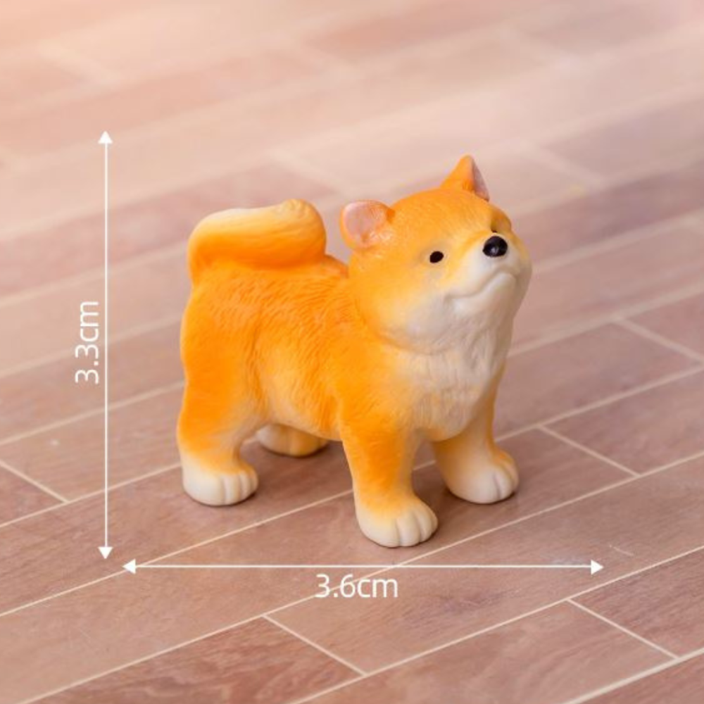 Миниатюрные фигурки Щенки Сиба-ину для флорариума, мини-сада,  миниатюры, хендмейда и творчества Одесса - изображение 7