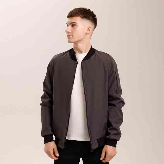 Бомбер Pobedov Thunder Темно-сірий XL OWbb3 167XLdge Київ