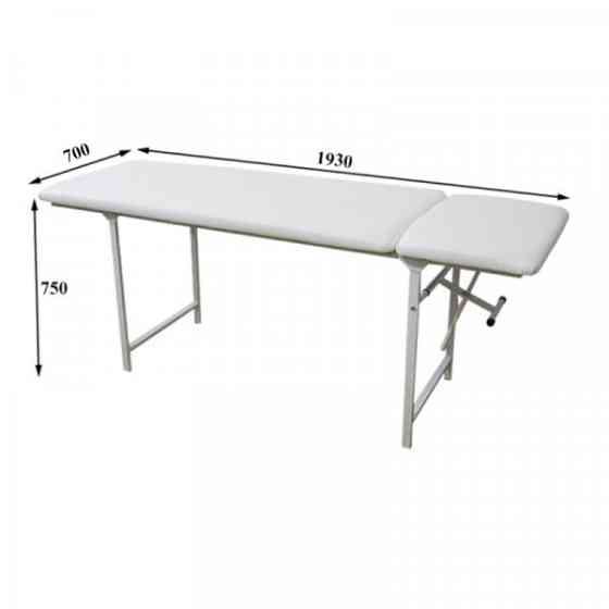 Масажний стіл-кушетка UK20 Стаціонарна, 70 см, білі ніжки Київ
