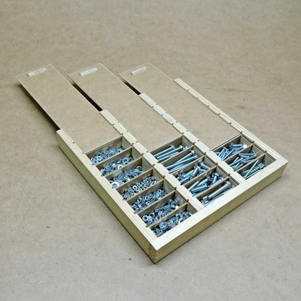 Набор 3х болтов, гаек, шайб М4-М8 1775шт Николаев - изображение 4