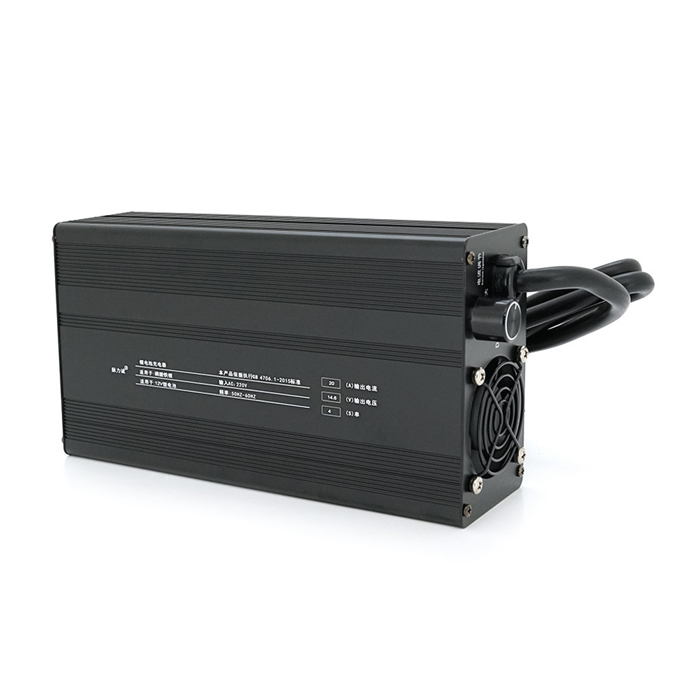 Зарядное устройство для аккумуляторов LiFePO4 12V (14,6V),4S,20A, штекер Triangle plug (T-tipe/C13/IEC). 220x105x64mm Киев - изображение 3