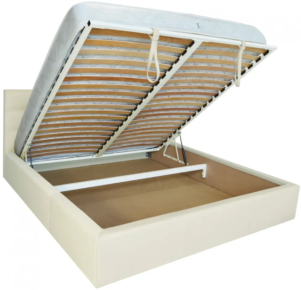 Кровать Двуспальная Chester New Comfort 160 х 190 см Fly 2200 A1 С подъемным механизмом и нишей для белья Белый Киев - изображение 4