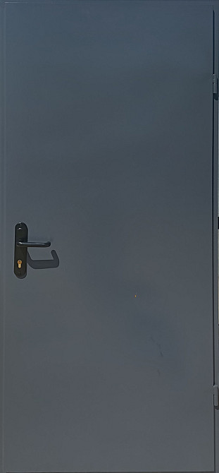 Двері металеві технічні в наявності, Redfort Технічна 2 листа металу, Ral 7024 Київ - фото 1