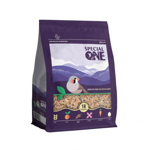 Повнораціонний корм Special One для екзотичніх птахів 500 г Київ - фото 1