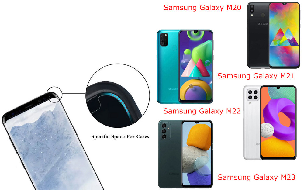 Захисне скло HyperGlass Pro для Samsung Galaxy M20, M21, M22, M23 – максимальна чутливість та захист Київ - фото 3