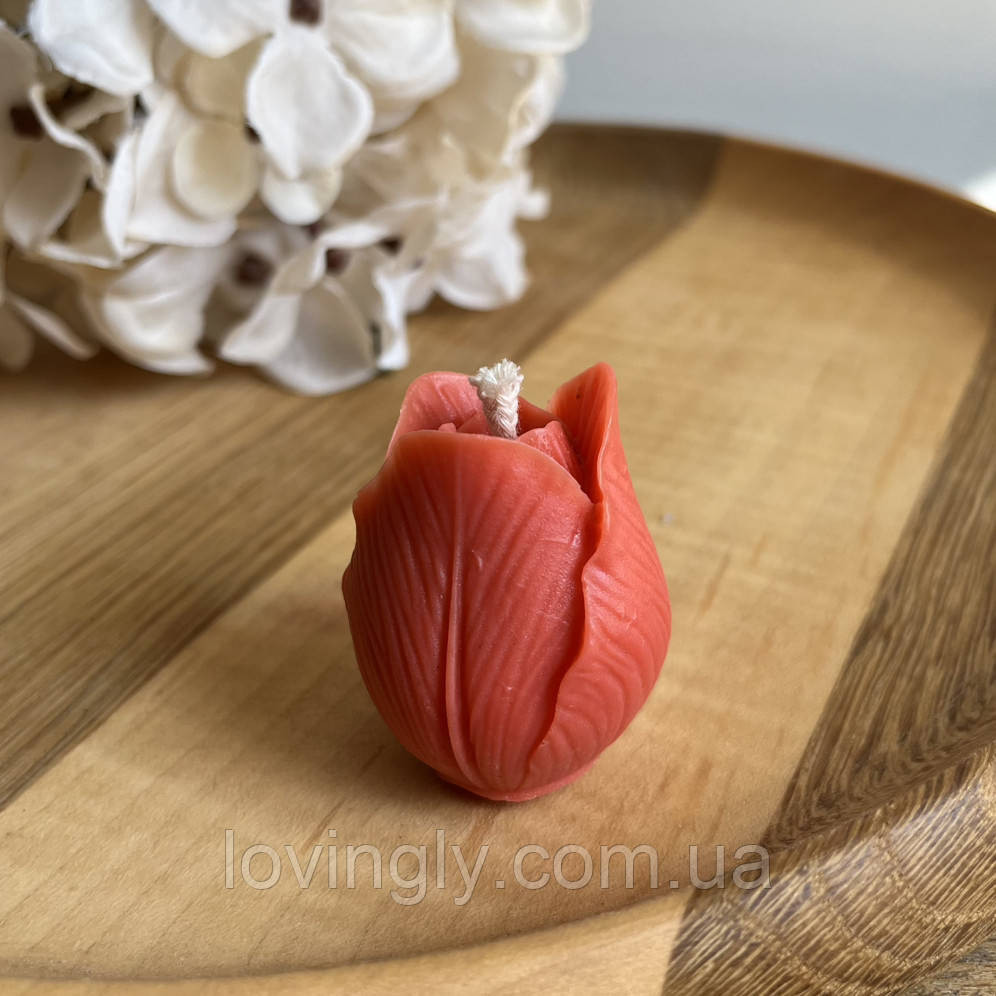 Фигурная свеча – тюльпан из натурального пчелиного воска Ирпень - изображение 4