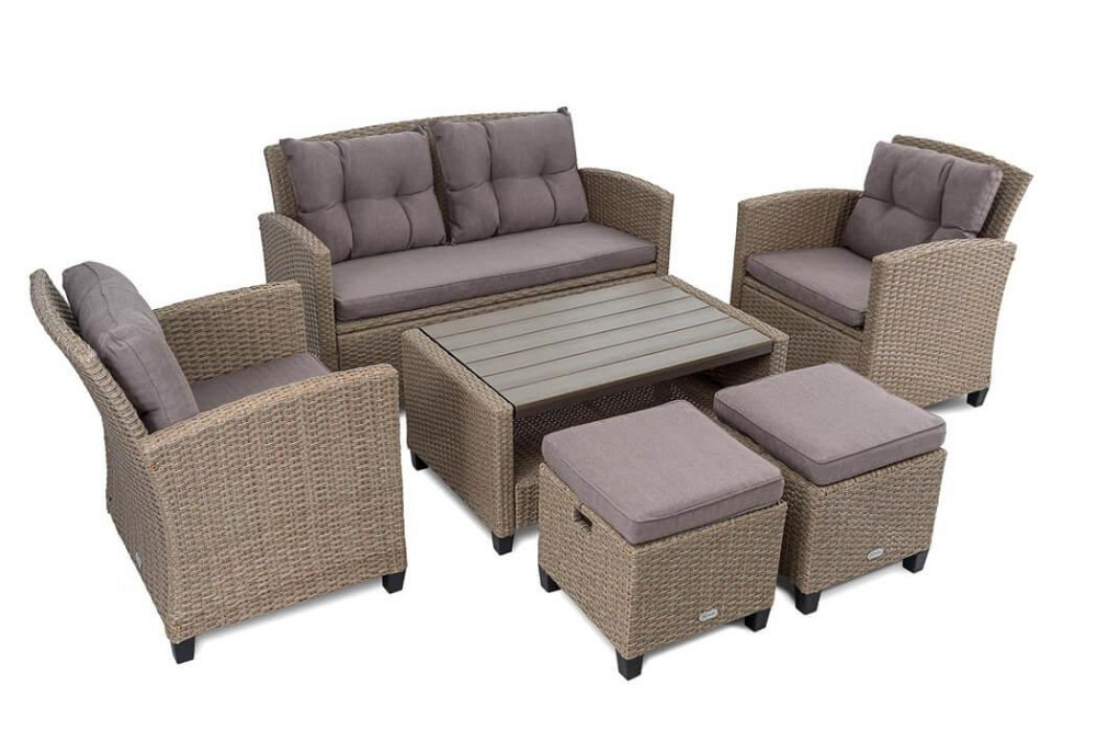 Набір садових меблів Di Volio Firenze бежевий/світло-сірий Киев - изображение 8