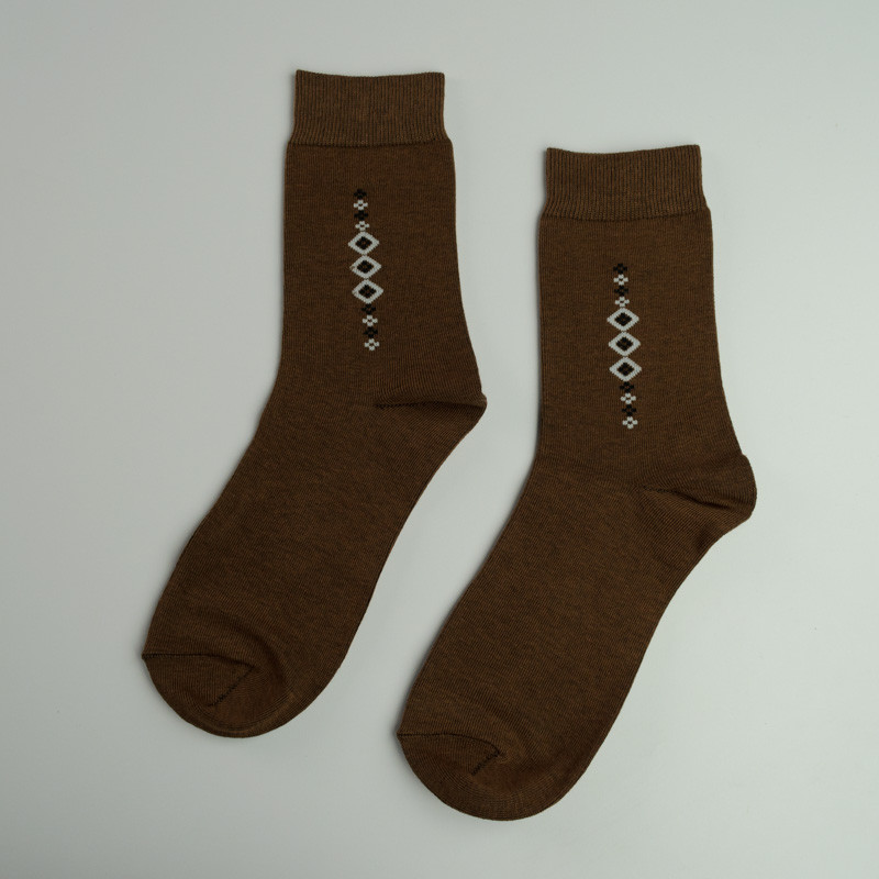 Демісезонні шкарпетки чоловічі класичні GM Textile Високі 41-46 Койот Суми - фото 1