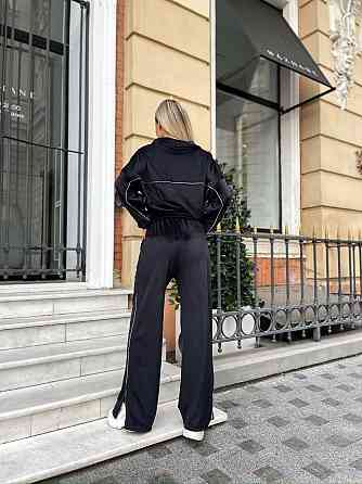 Женский стильный повседневный велюровый костюм двойка Одесса