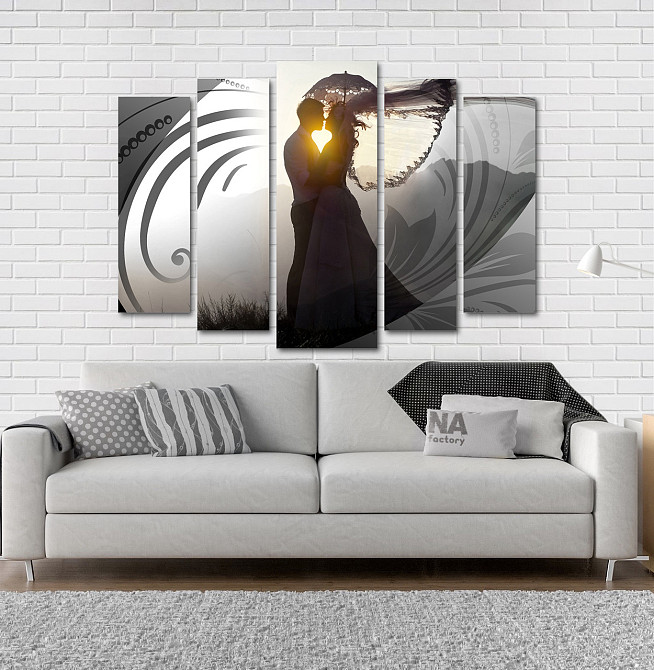 Модульна картина Пара Абстракція Art-137_5 Київ - фото 2