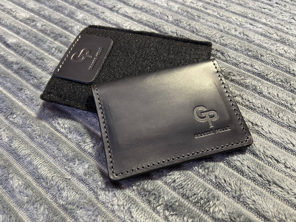 Обкладинка з натуральної шкіри для ID-паспорта та автодокументів Grande Pelle Київ - фото 5