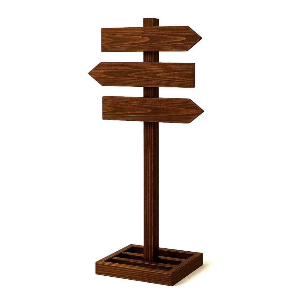 Напольная стрелка-указатель 