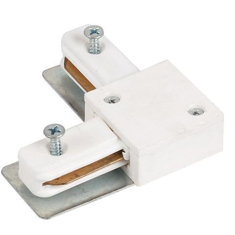 Зєднувач рейки для світильника кутовий білий Київ - фото 1