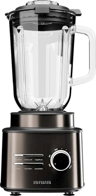 Блендер AIWA Saberu 2500 стаціонарний 2500Вт/ 6 швидк./ TURBO/ чаша для змішування 1.5л/ коричневий Вінниця - фото 1