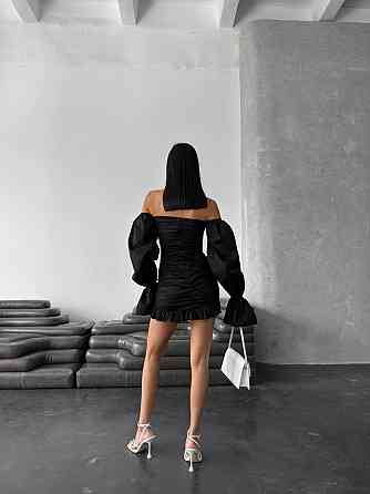 Жіноча приваблива вечірня міні-сукня з турецького коттона Одеса