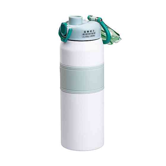 Термос із нержавіючої сталі з мундштуком 800 мл М'ятний HP-14-6M Коломия