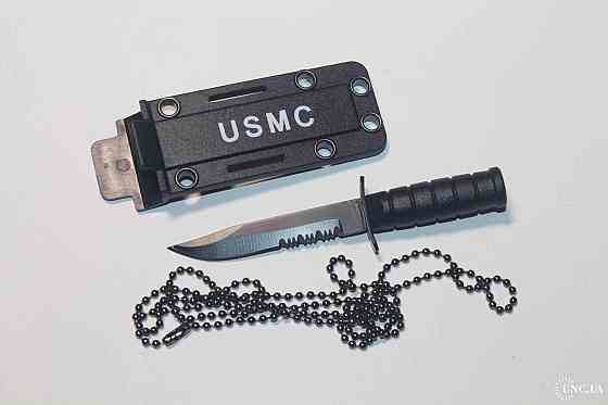 Іграшка міні ніж USMC (репліка) чорний Луцк