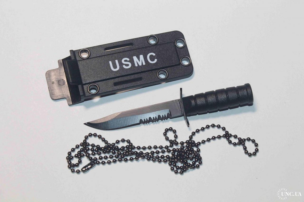 Іграшка міні ніж USMC (репліка) чорний Луцк - изображение 2