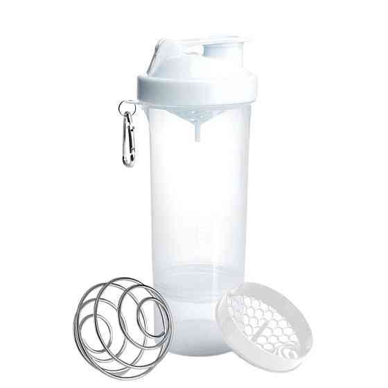 Шейкер спортивний SmartShake Slim 500ml Pure White Каменское
