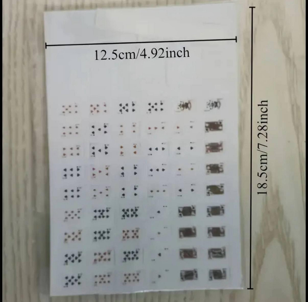 Миниатюрные игральные карты – набор 54 шт Киев - изображение 4