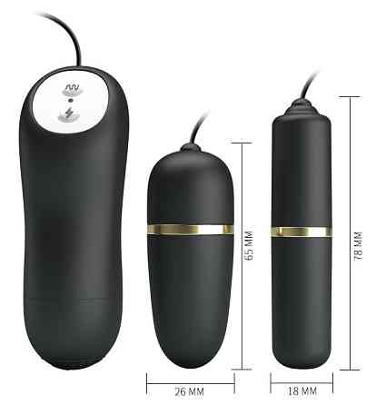 Віброяйце-електростимулятор Pretty Love Double Vibro-Bullets, BI - 014878 Sex Aura Київ