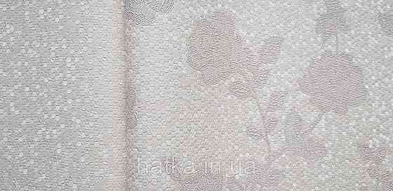 Шпалери вінілові на флізеліні AdaWall Signature1.06х10 квіти гілки листя структурне біле бежеві 3д Київ