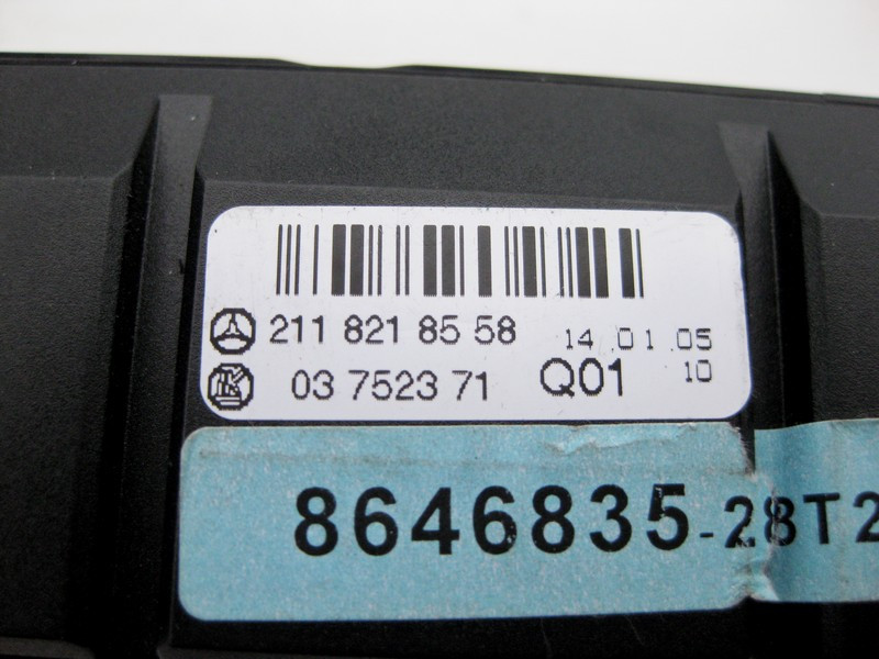 Mercedes-Benz  A2118218558 Блок кнопок аварійки, блокування дверей, "ESP", підігрів передніх сидінь E-Class W211 CLS C219 Одеса - фото 3
