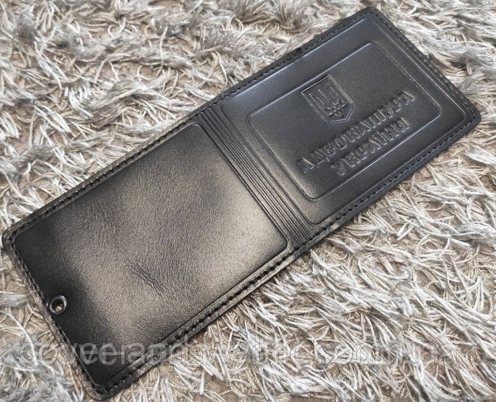 Обкладинка на посвідчення "Адвокатура" натуральна шкіра Київ - фото 4