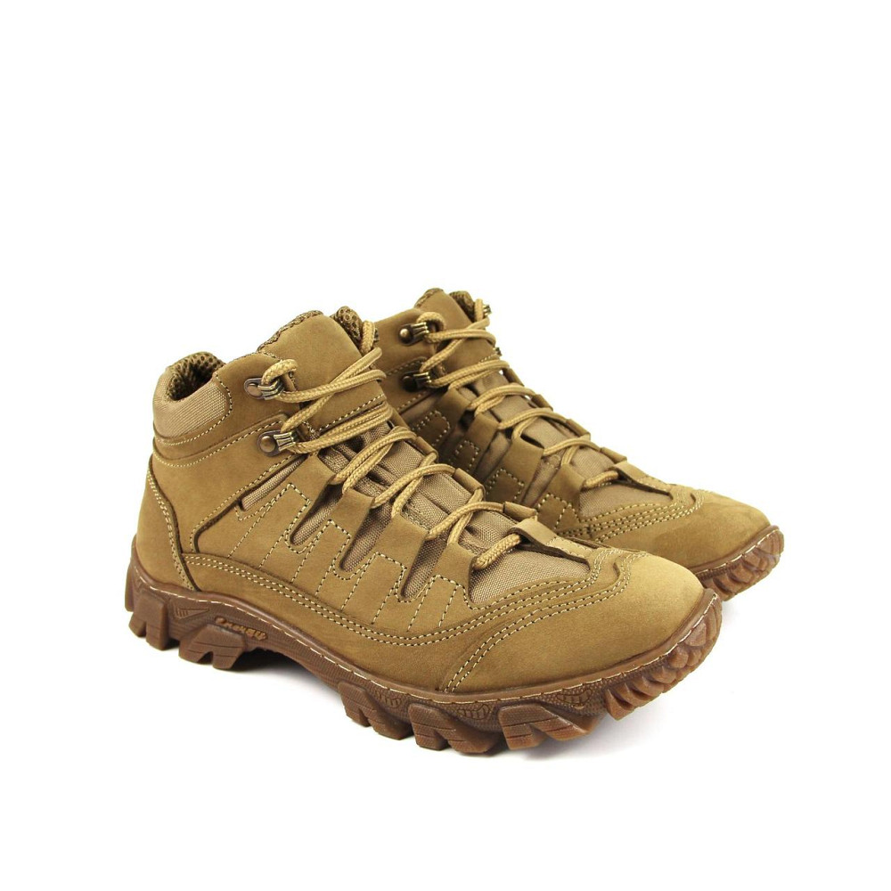 Ботинки военные демисезонные койот, тактическая мужская обувь, для службы, туризма, охоты Львов - изображение 3