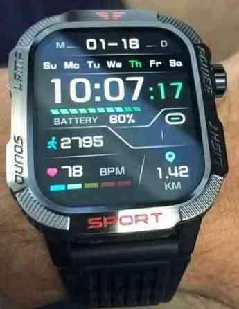 Смартгодинник: LIGE HT29. NFC. Compass. Barometr. LED-ліхтарик. Київ