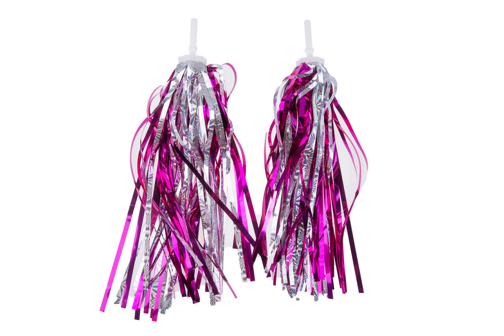 Кольорові стрічки в кермо велосипеда ONRIDE Shine 50 фіолетовий/сріблястий Бровари - фото 1