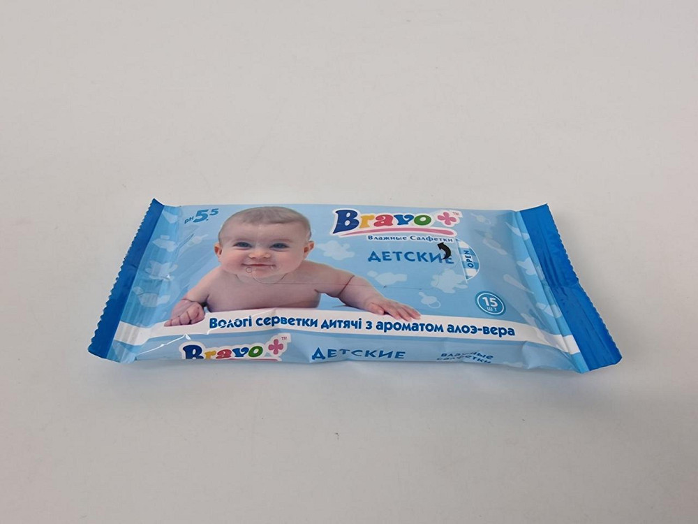 Влажная салфетка  15 шт 