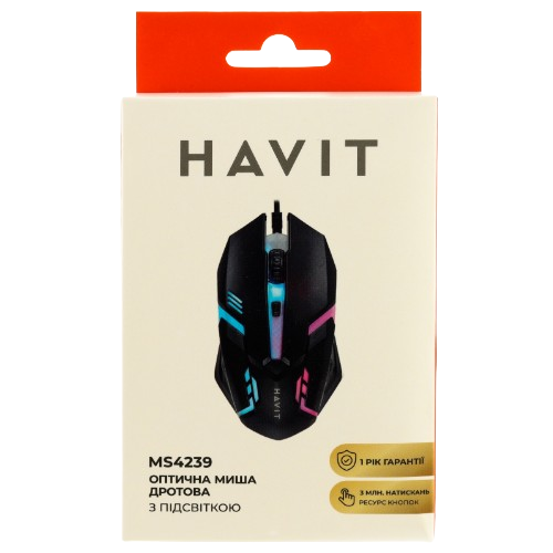 Мишка дротова Havit HV-MS4239 чорний Житомир