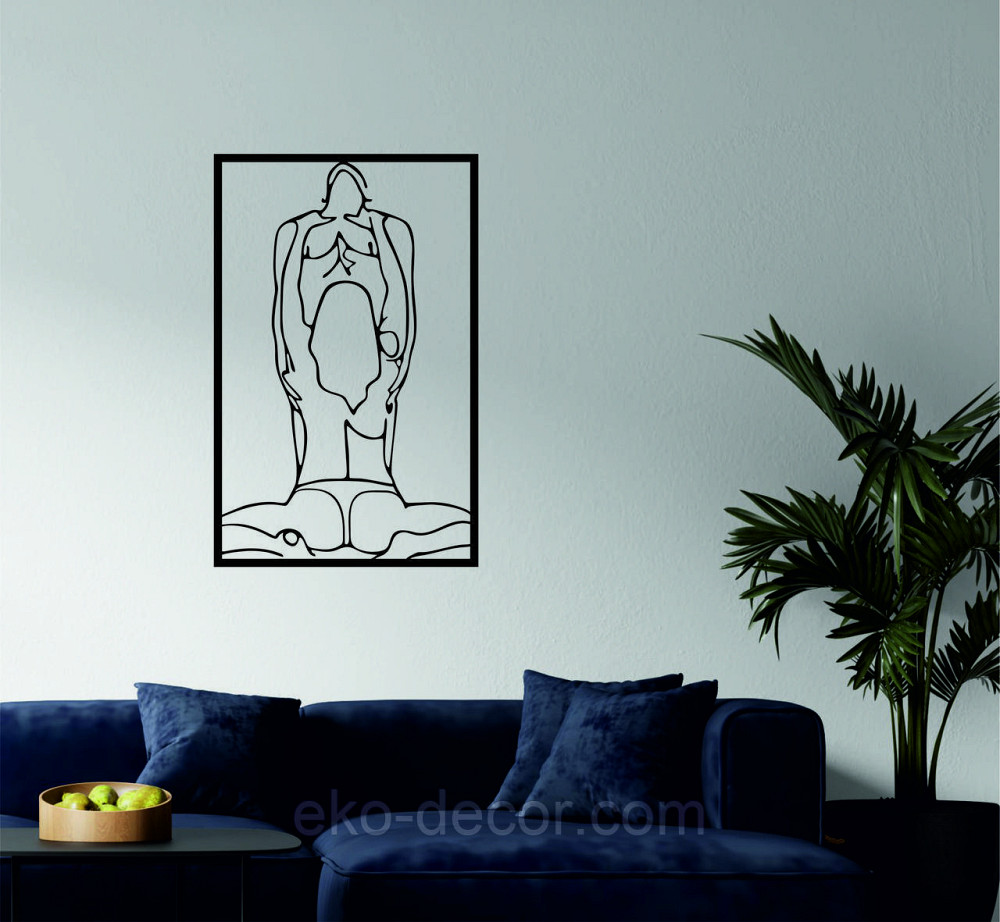 Декоративне настінне Панно «По дорослому 18+», Декор на стіну 110*70 см, Чорний Київ - фото 7