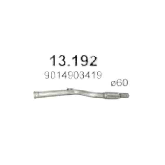 Труба Мерседес Бенс Sprinter 2.7D (штани) приймальна Мукачево