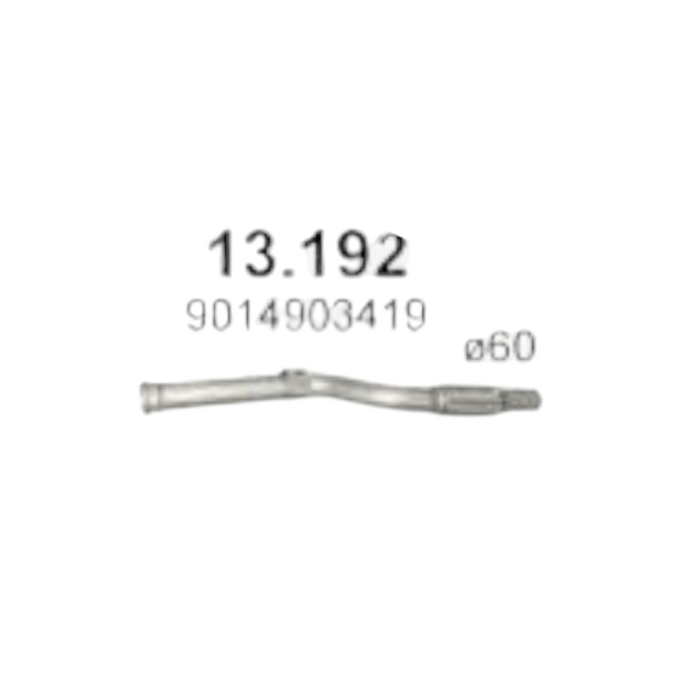 Труба Мерседес Бенс Sprinter 2.7D (штаны) приемная Мукачево - изображение 1